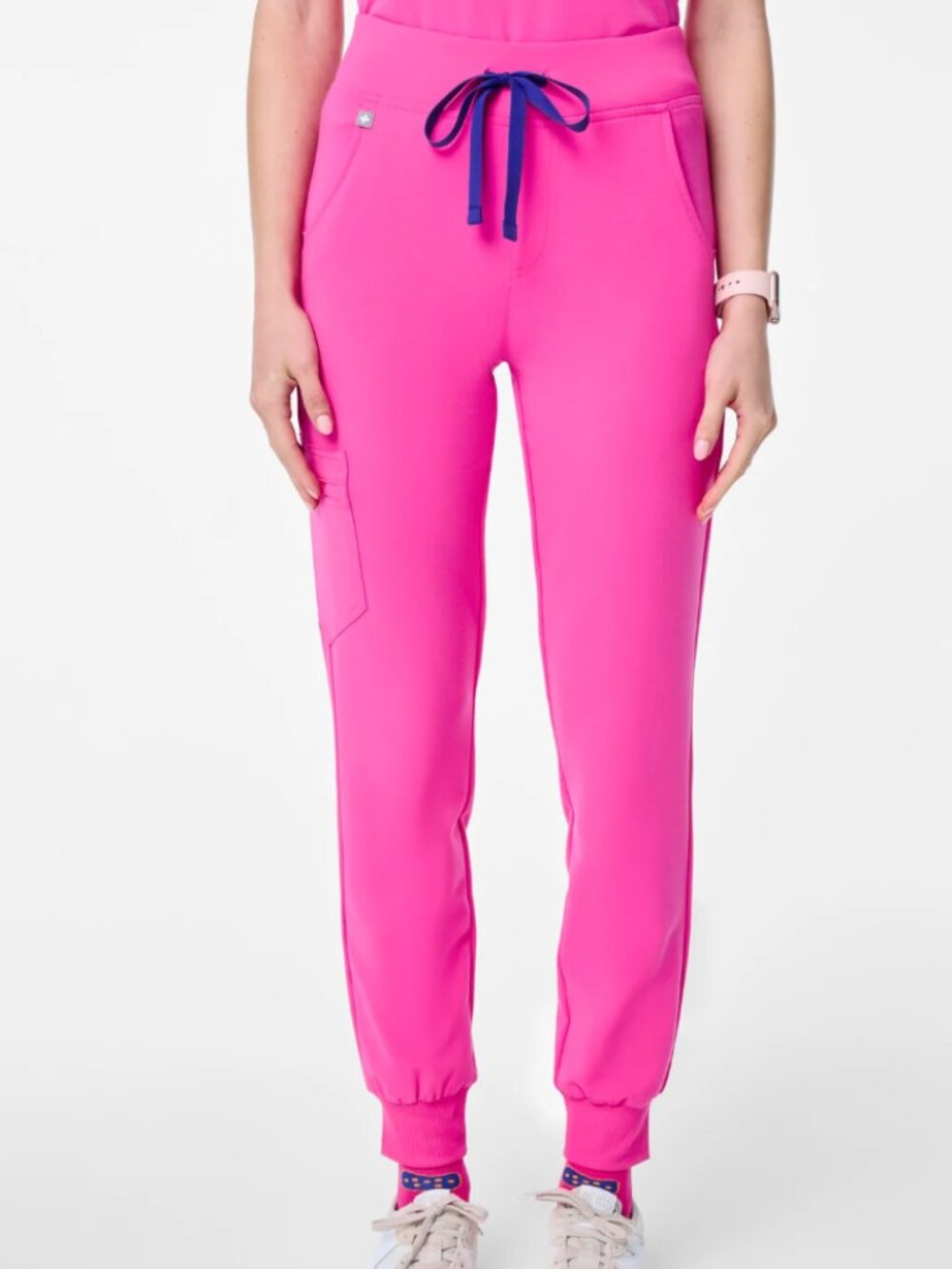 Figs Zamora Jogger Scrub Pant in Rapid Response Pink (size S)